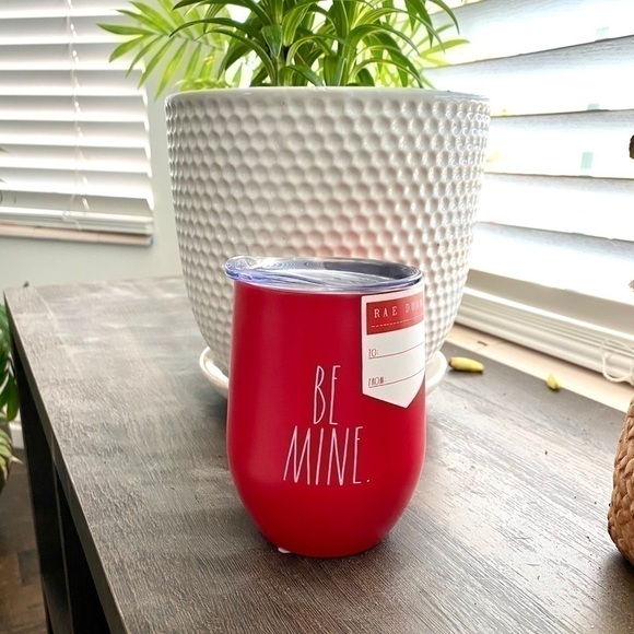 Rae Dunn Red Be Mine Valentine’s Day Vine Tumbler - Picture 1 of 6